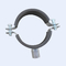 Electro Galvanized Pipe Holder Clip With Screw Thread Rod Nut EMT supplier