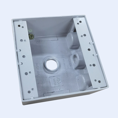 Pvc Coated Grey Waterproof Terminal Box 3 5 Holes With Npt Threads supplier