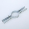 3 4 Gang 16 Inch Electrical Box Support Brackets 0.80mm Coil Zinc Plated Silver supplier