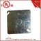 Electrical Square Conduit Box Cover UL Listed File Number E349123 With Knockout supplier