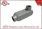 UL Standard PVC Coated Aluminum LL Conduit Body With Screws , Gray color supplier