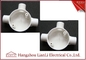 Three Way Round PVC Electrical Conduit Junction Box BS4568 Custom Made supplier