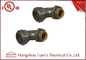 Liquid Tight Flexible Metal Conduit Fittings 90 Degree Connector With Insulated Throat supplier
